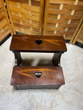 Bed Steps with Heart Cut Out