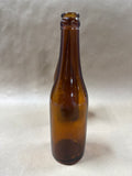 Pair Of Brown Glass Bottles