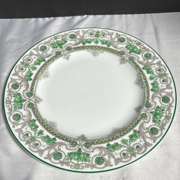 Gosport Wedgewood Green & White Dinner Plate