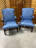 Southwood Pair of Blue Upholstered Arm Chairs