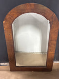 Vintage Wood Arched Mirror