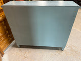 Pale Blue Painted Narrow Dresser/Console Cabinet