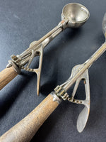 2-Piece Gilchrist’s Vintage Automatic Ice Cream Scoops