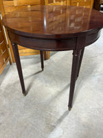 Round Accent Table with Drawer