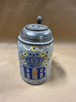 (E) Handpainted Beer Stein