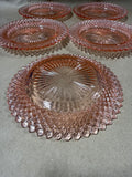 Anchor Hocking Miss America Pink Depression Glass Desert Plates — Set Of 5