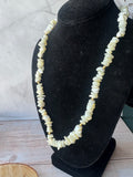 Mother of Pearl Vintage Chip Bead Necklace