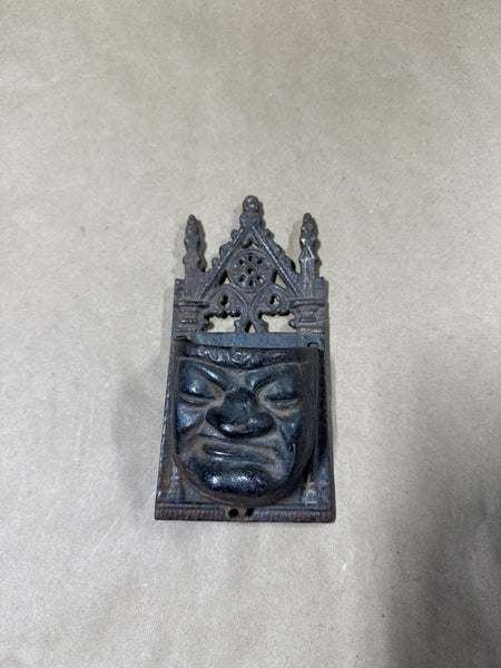 Cast Iron Ornate Face Door Knocker