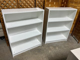Ikea Pair of Billy Style Bookcases, Particle Board/Adjustable Shelves