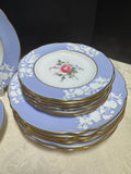 37-Piece Spode England Maritime Rose Bone China Set