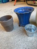 Lot of Five Assorted Planters
