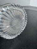 (B) Tiffany & Co Crystal Decanter with Sterling Silver Lid & Glass Stopper