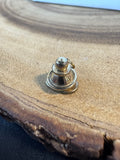 12K Gold Fill Oval Pin with Bail for Charm