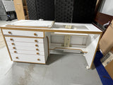 Horne Furniture Quilter's Dream Sewing Cabinet with Some Supplies/Accessories ***HEAVY ITEM***READ DETAILS ON PICK UP POLICY***