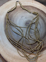 Gold Beaded Necklace