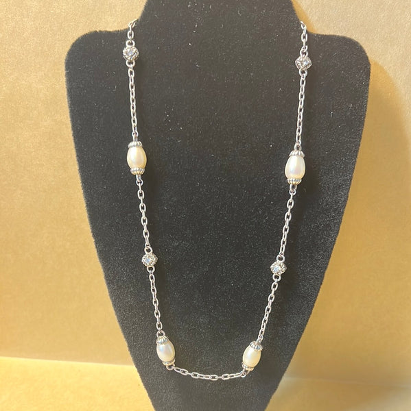 Sterling & Cubic Zirconia Necklace