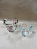 Pair Of Glass Measuring Cups - Pyrex / Anchor Hocking