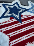Stars & Stripes Embroidered Patriotic Table Runner