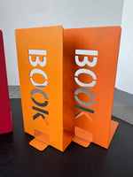 4-Piece Bright Colored Metal Cut Out Bookends