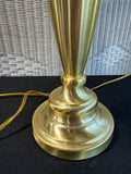 Pair of Lightweight Brass Table Lamps (WORKS)