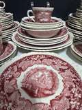 77-Piece Mason’s England Vista Pink China Set (2 AVAILABLE—PRICED INDIVIDUALLY AT $195 EACH SET)