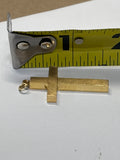 14K Gold Cross Pendant