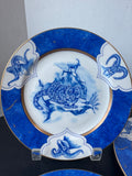 3-Piece Leopard Lazuli by Lynn Chase Salad Plates (C)