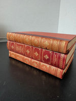 Set of 3 Vintage Fine Editions Press Hardcover Books: Balzac, Cellini & St. Augustine