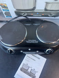 Farberware FH202-D11 Double Burner Electric Cooktop in Box