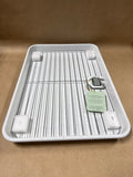 White Speckled Baking Sheet With Rack
