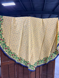 Williams Sonoma Butterflies And Flowers Round Table Cloth (A)
