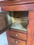 Rustic Painted Cupboard***HEAVY ITEM***READ DETAILS ON PICK UP POLICY***