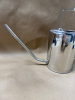 Chrome Watering Can With Spiral Handle