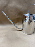 Chrome Watering Can With Spiral Handle