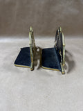 VA Metalcrafters Brass Spread Eagle Bookends