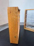 Pair of 16-Slot Wooden Hanging Golf Ball Displays