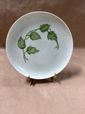 Leafy Vine Handpainted Plate — E. Skelly 1971