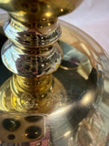 Virginia Metalcrafters Colonial Williamsburg Solid Brass Candlestick Holder With Wax Catcher (D)