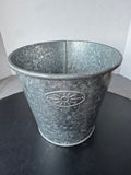 IKEA Beta Galvanized Steel Bucket Planter