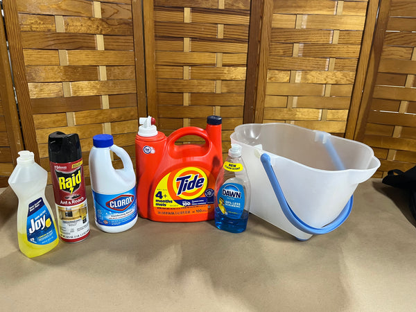 E- Cleaning Lot with Bucket