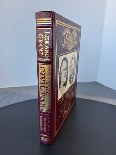 The Civil War: In the Words of Its Greatest Commanders Easton Press Collector’s Edition Leather Bound Hardcover Coffee Table Book