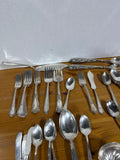 Assorted Roger’s And Son & Others Flatware With Case - 80 Pieces