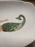Mermaid And Seahorse Oval Trinket Dishes From Cracker Barrel — Pair