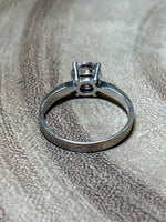 Sterling Faux Diamond Ring - SIZE 8