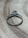 Sterling Faux Diamond Ring - SIZE 8