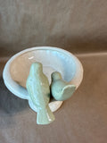 Ceramic Decorative Bird Bath READ DESCRIPTION
