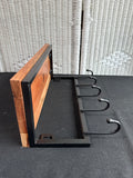 Wall Hanging Shelf With 5 Hooks