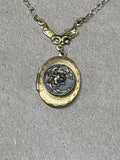 Gold Tone Necklace with Locket