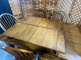 Dining Table with 6 Chairs and 2 Leaves***HEAVY ITEM***READ DETAILS ON PICK UP POLICY***