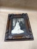 Ornate Picture Frame With Vintage Print